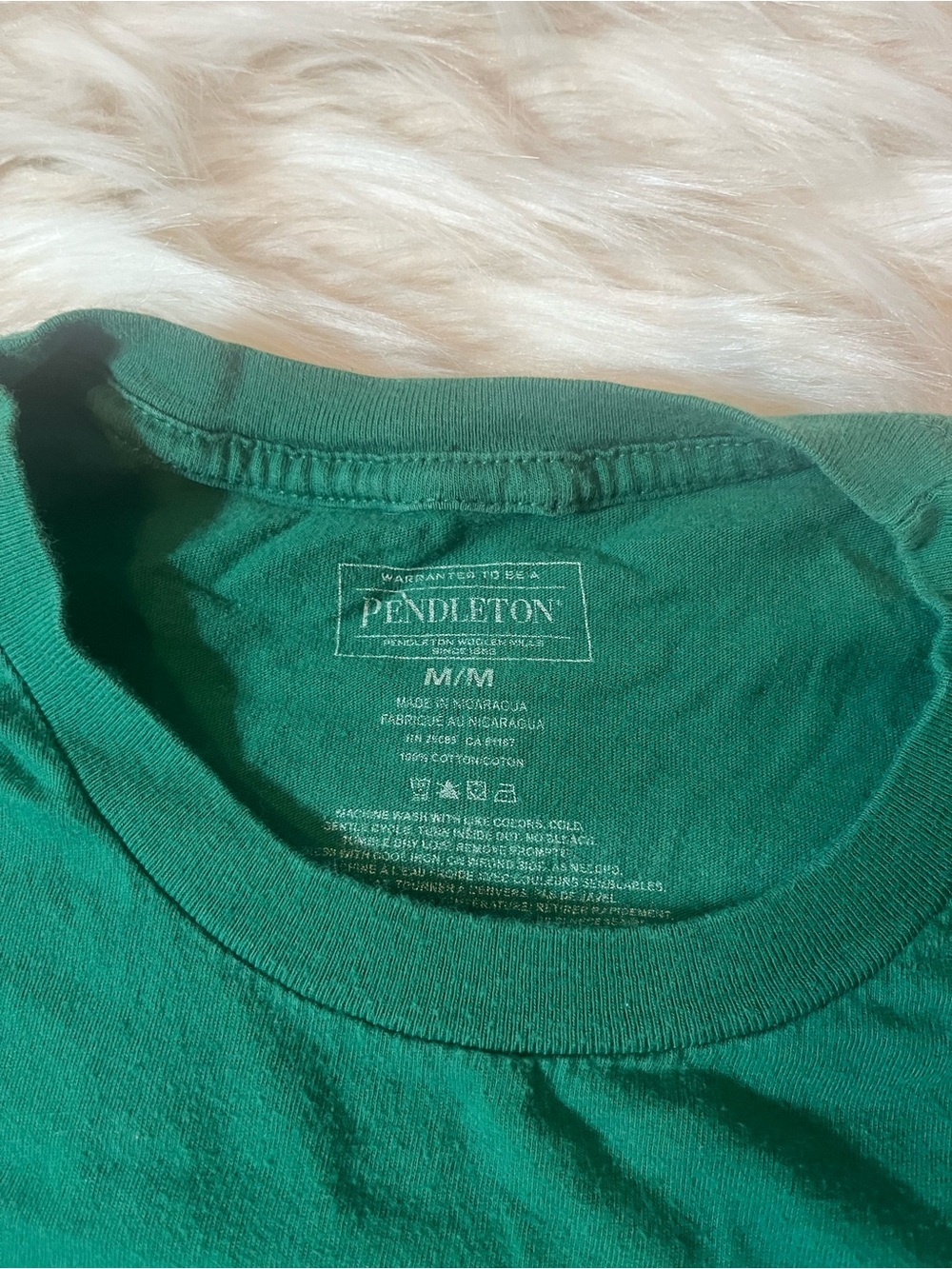 Pendleton Aztec Graphic Tee Men's M Green - Picture 3 of 5